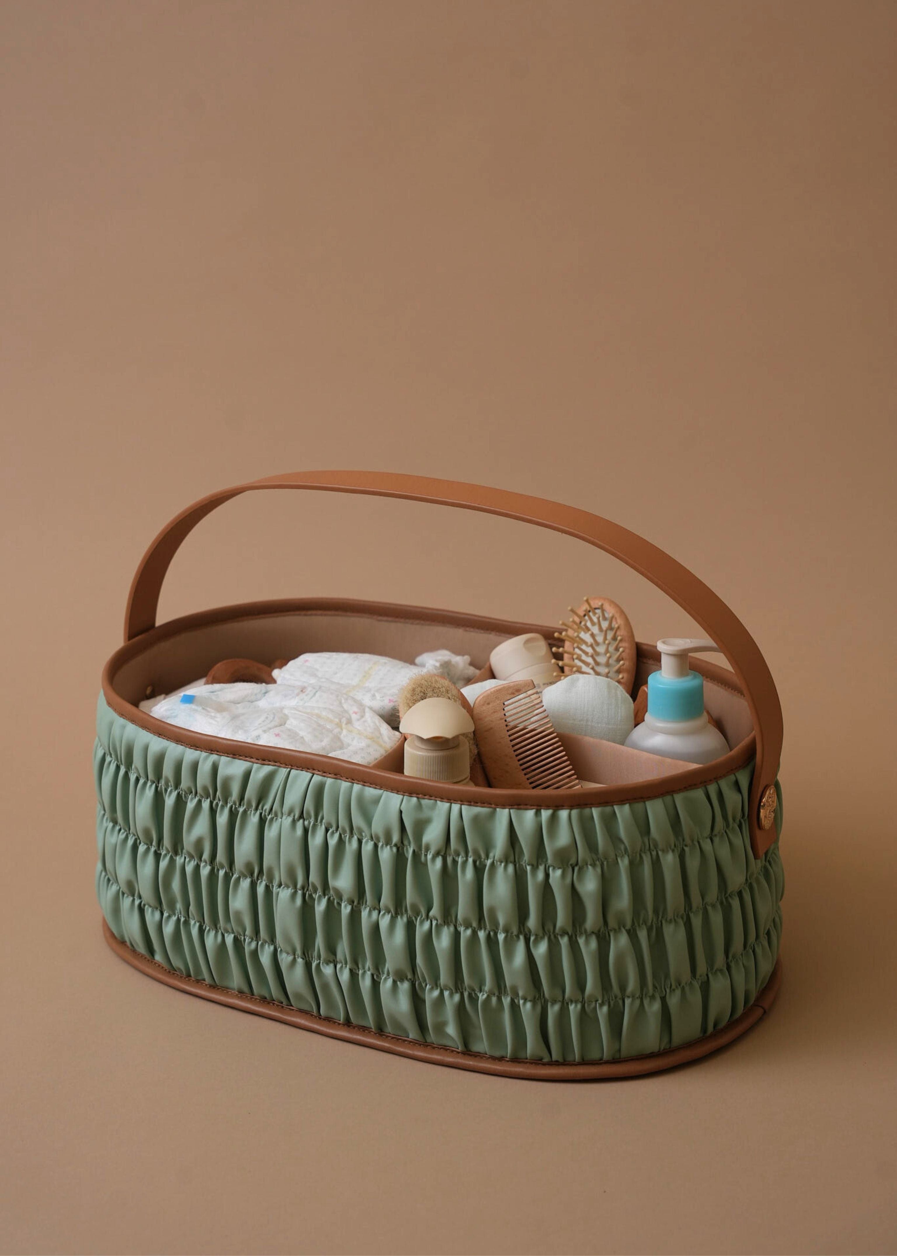 The Dune Diaper Caddy - Mint