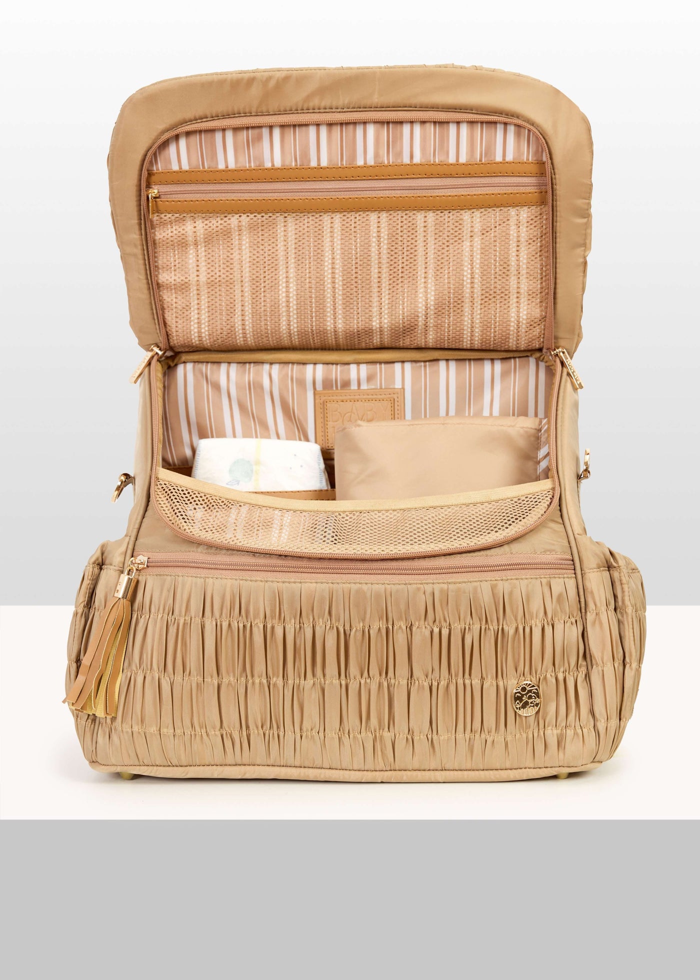 The Dune Diaper Bag - Camel Beige