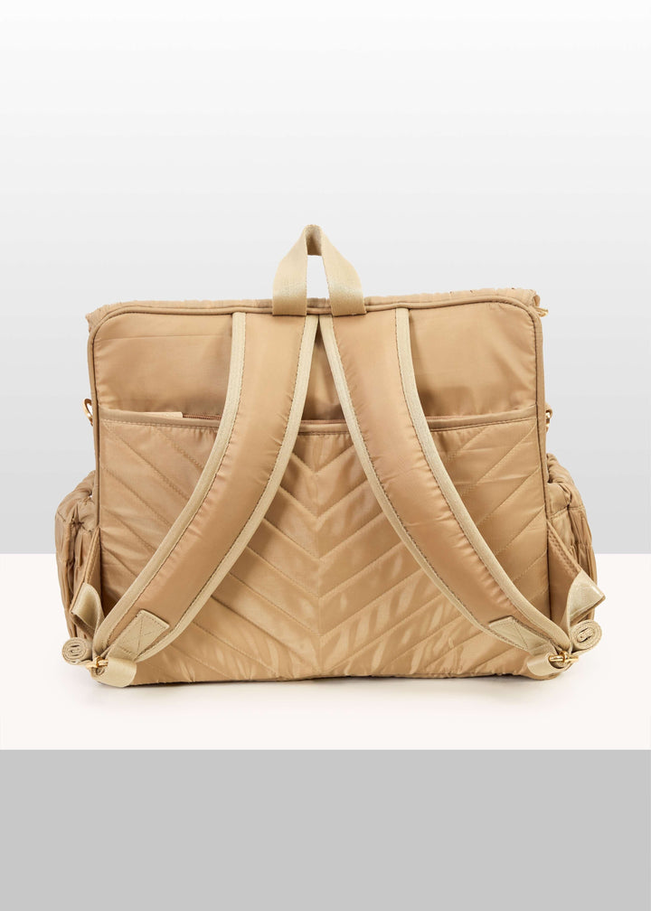 The Dune Diaper Bag - Camel Beige