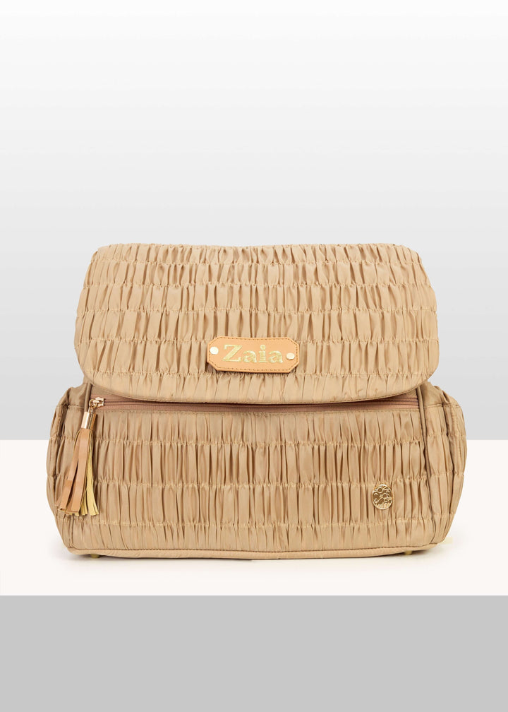 The Dune Diaper Bag - Camel Beige