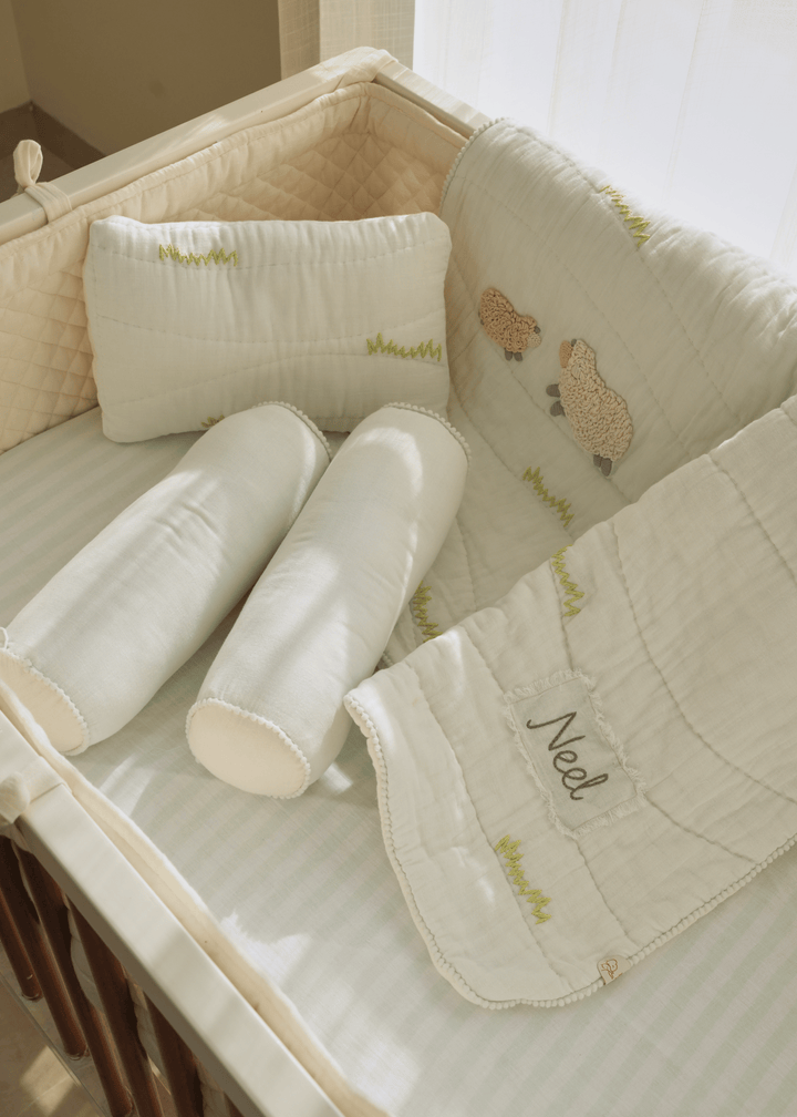 Counting Sheep Cot Bedding Set