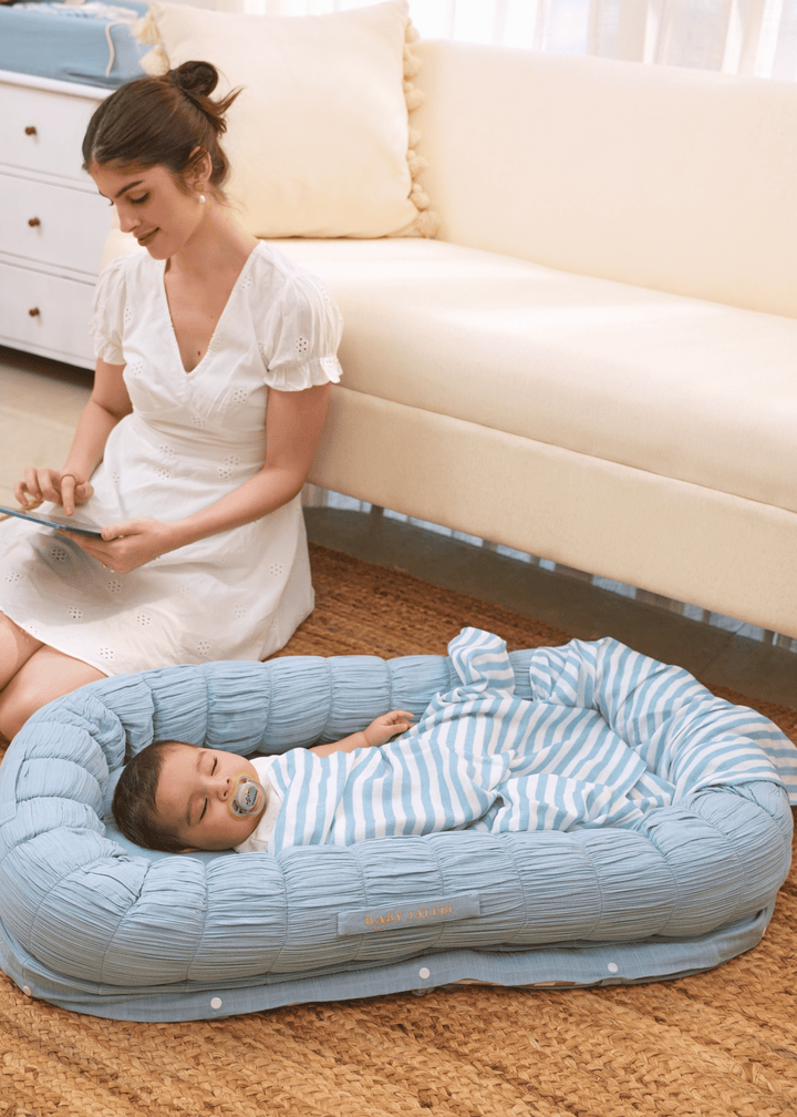 Sleep Cloud ( Blue ) + Roadster Baby Blanket