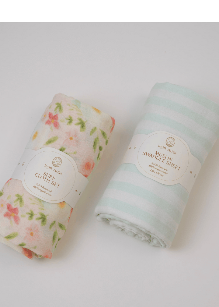 Sayuri Organic Muslin Swaddle Set Set of 2