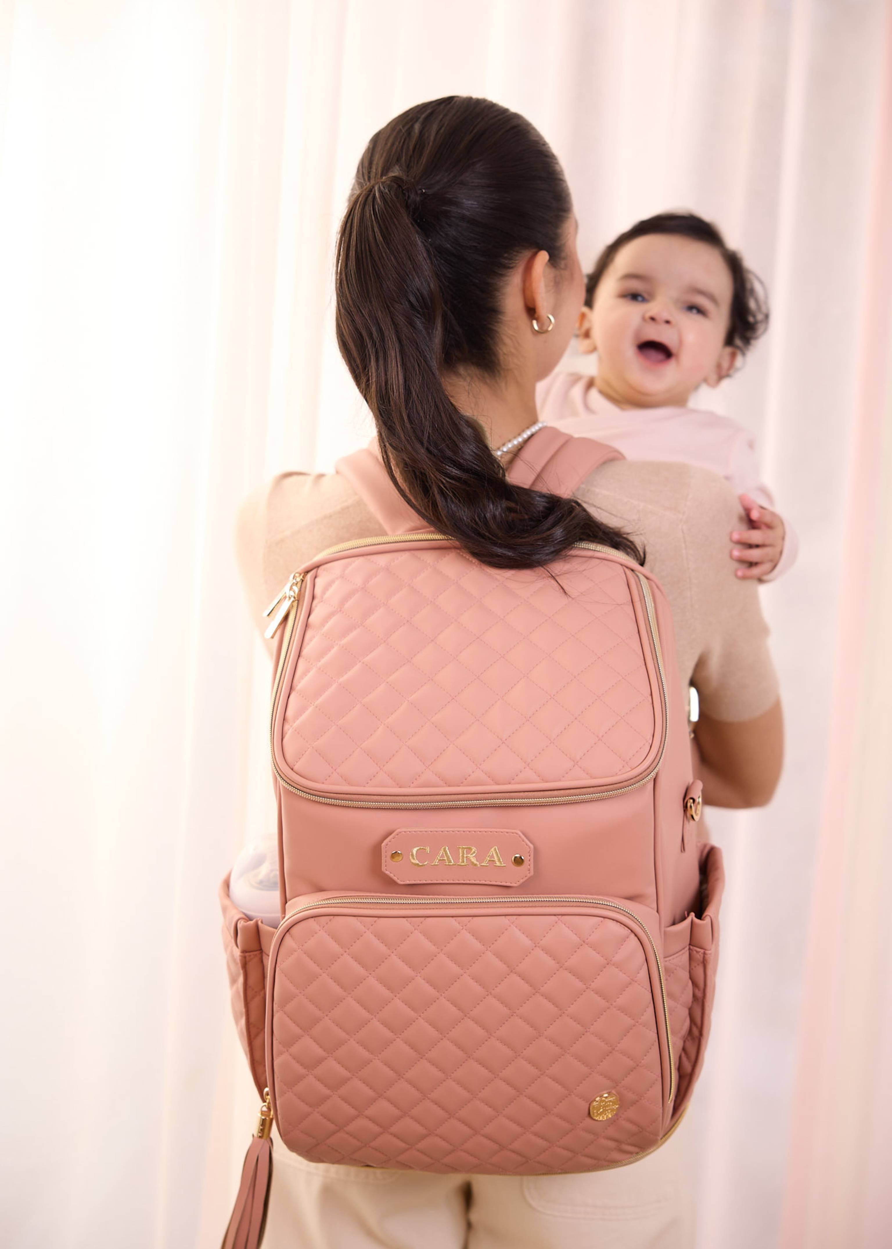 The Super Trooper Luxe Diaper Bag - Miami Pink