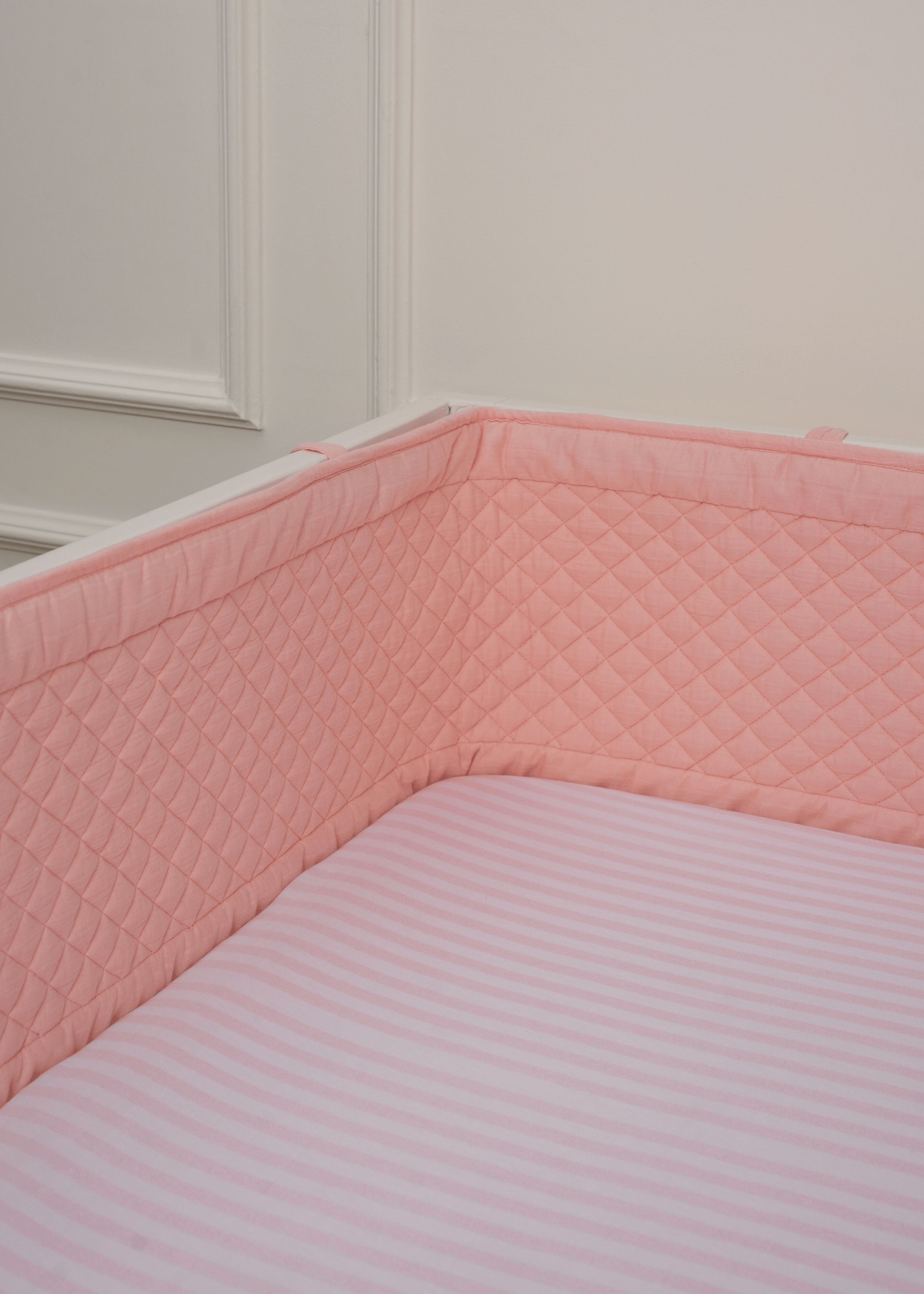 Cot Bumper - Pink