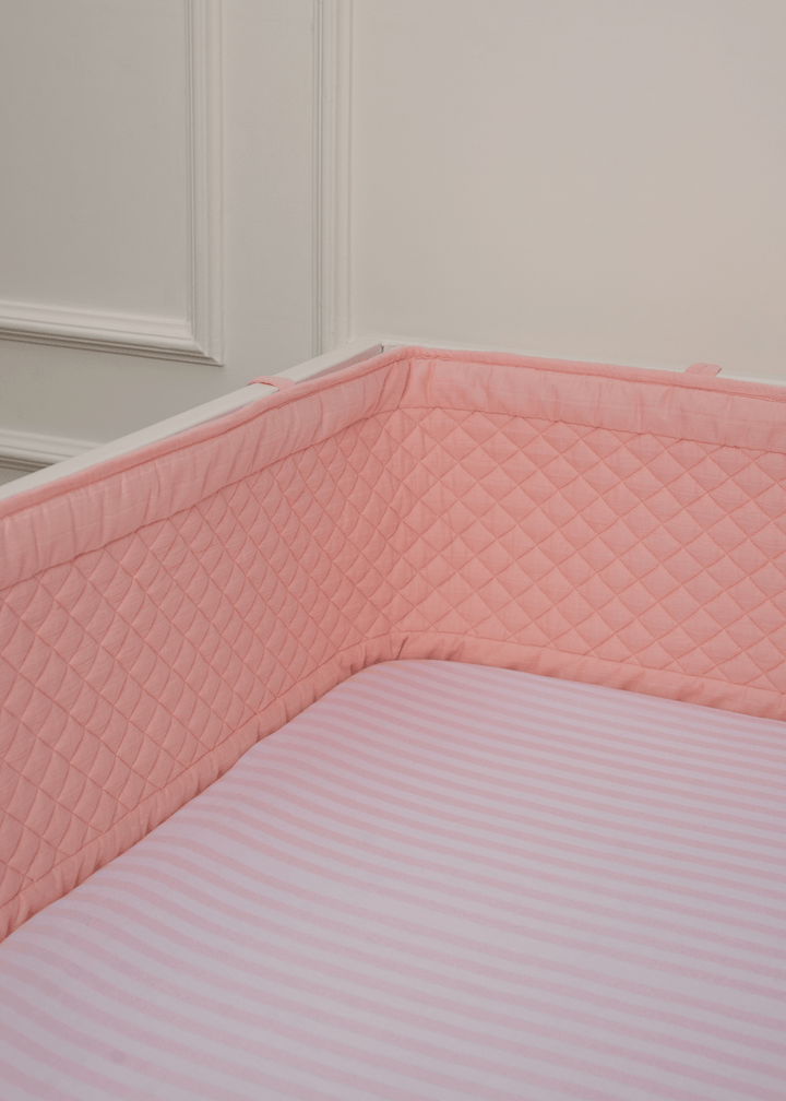 Cot Bumper - Pink