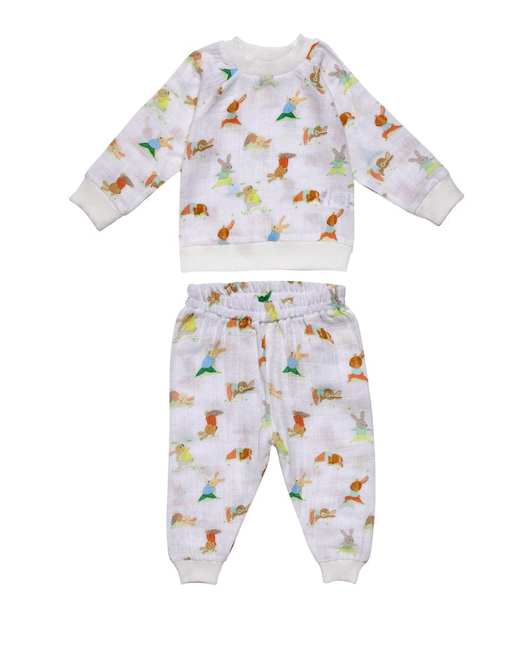 Yoga Bunny Muslin Jogger Set