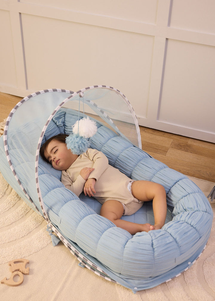 Sleep Cloud ( Blue ) + Roadster Baby Blanket