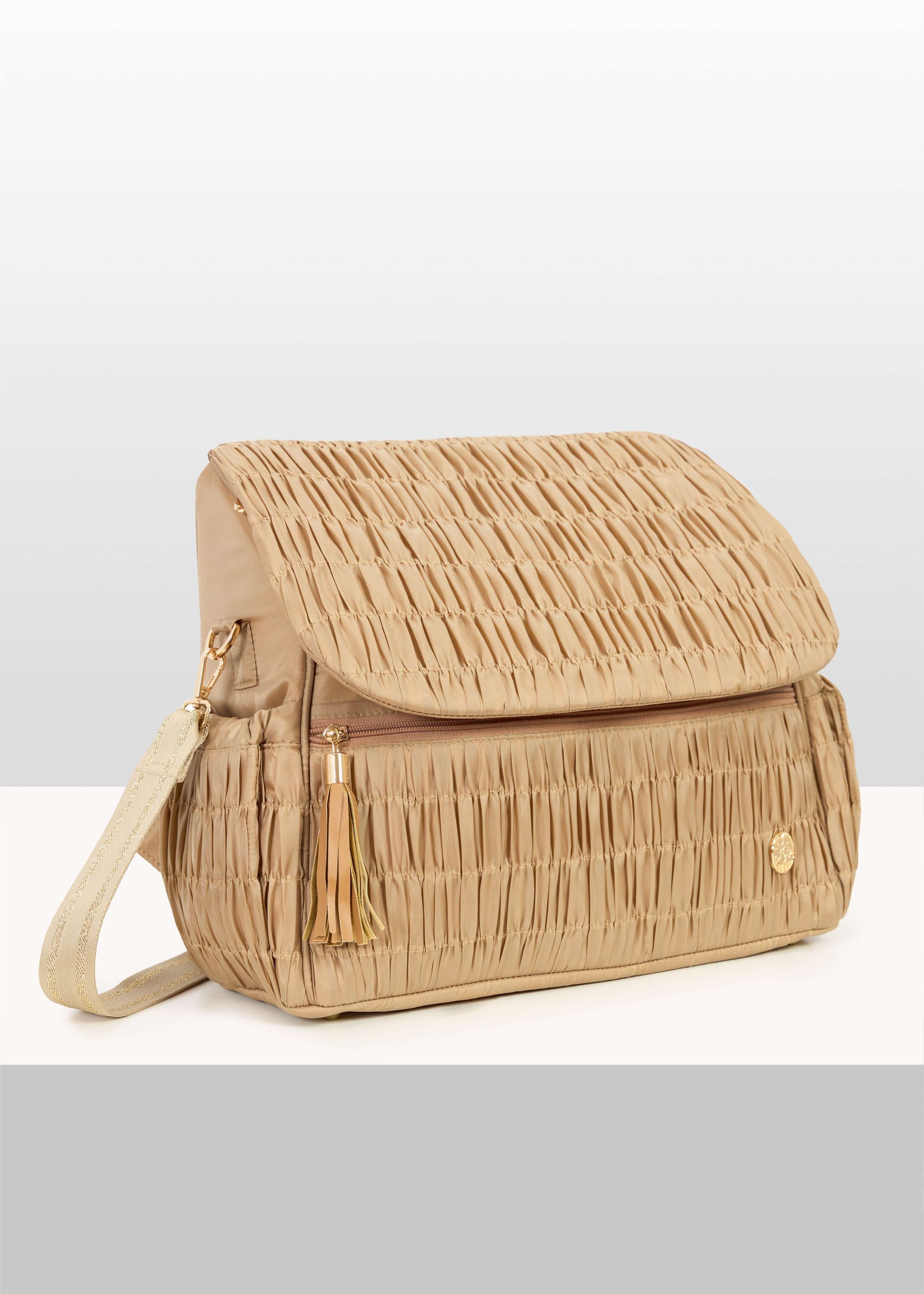 The Dune Diaper Bag - Camel Beige