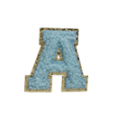 AQUA FUZZY ALPHABETS A