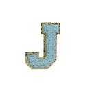 AQUA FUZZY ALPHABETS J