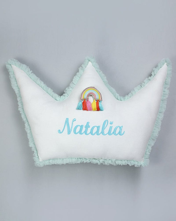 The Crown Personalised Name Cushion