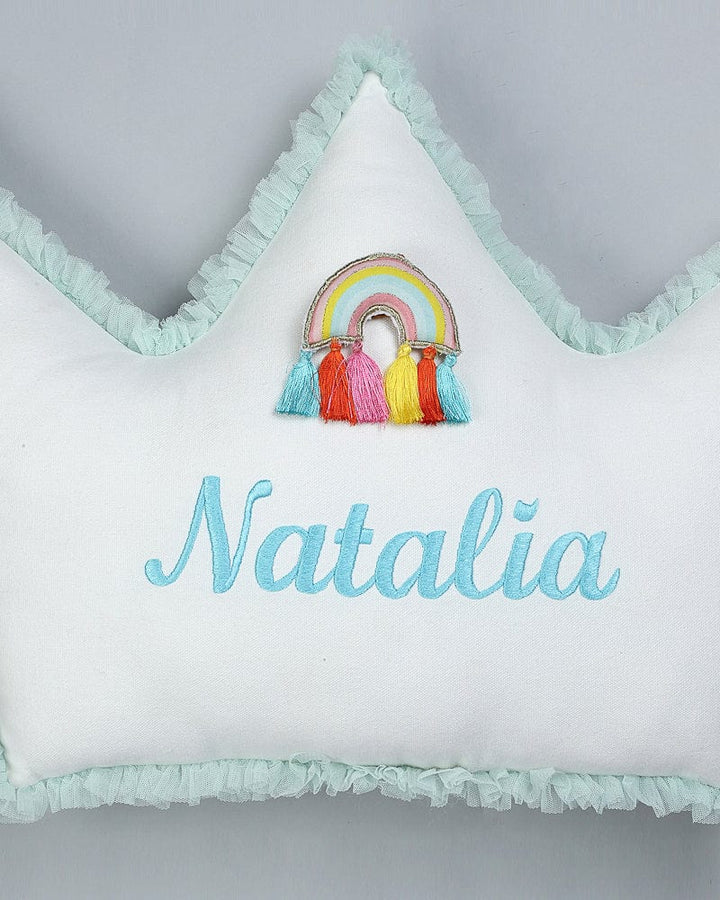 The Crown Personalised Name Cushion