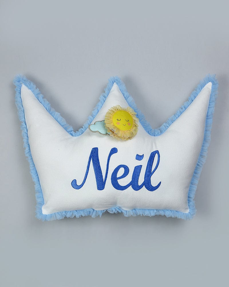 The Crown Personalised Name Cushion