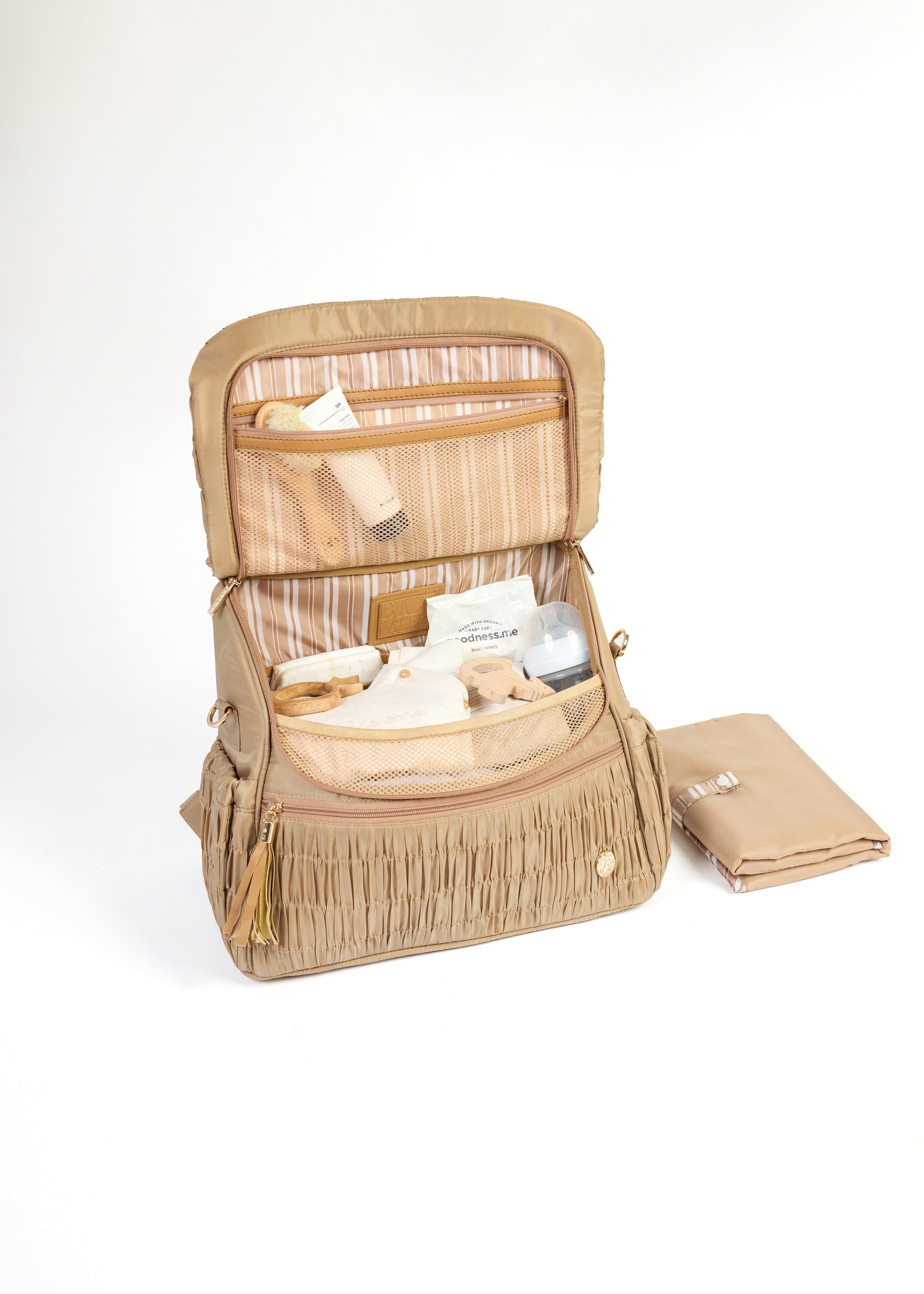 The Dune Diaper Bag - Camel Beige