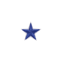 PATCHES ICONS BLUE STAR MINI