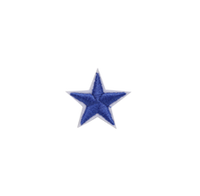 PATCHES ICONS BLUE STAR MINI