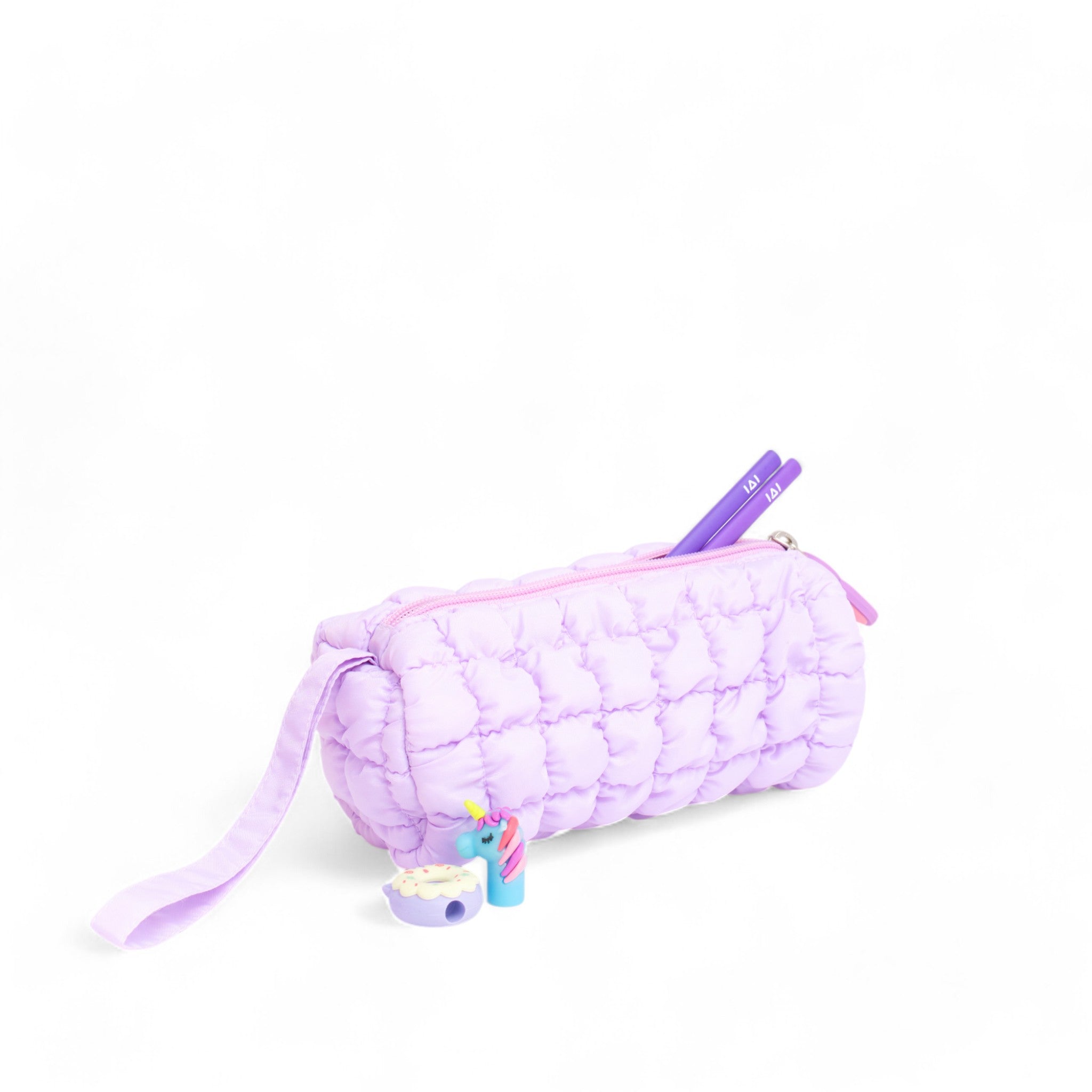 Boba Pencil Pouch - Lilac Bloom