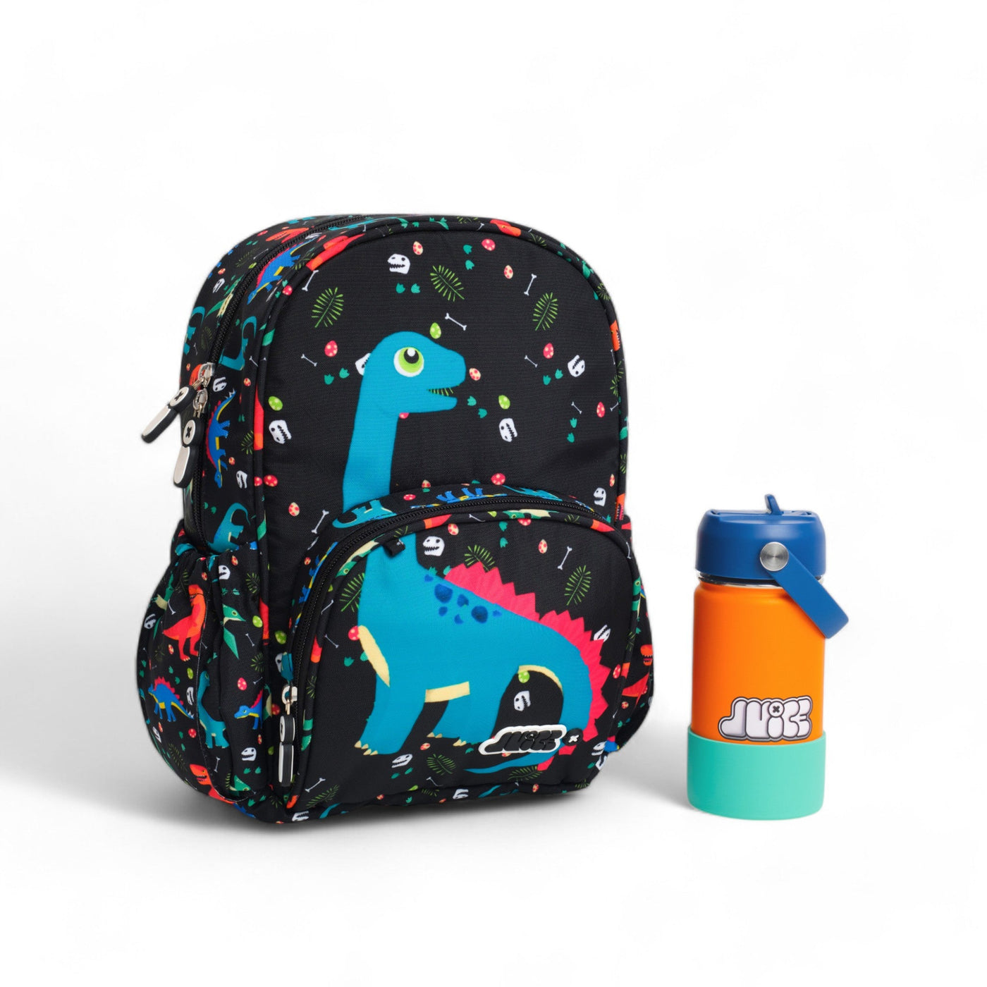 Mighty Dino Small Backpack + Bottle Set