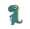 PATCHES ICONS GREEN DINO