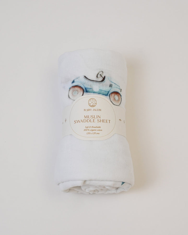 Roadster Organic Muslin Swaddle