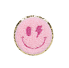 PATCHES ICONS PINK SMILEY