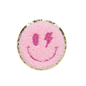 PATCHES ICONS PINK SMILEY