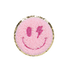 PATCHES ICONS PINK SMILEY