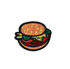 PATCHES ICONS BURGER