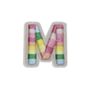 RAINBOW ALPHABETS M