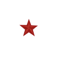 PATCHES ICONS RED STAR MINI