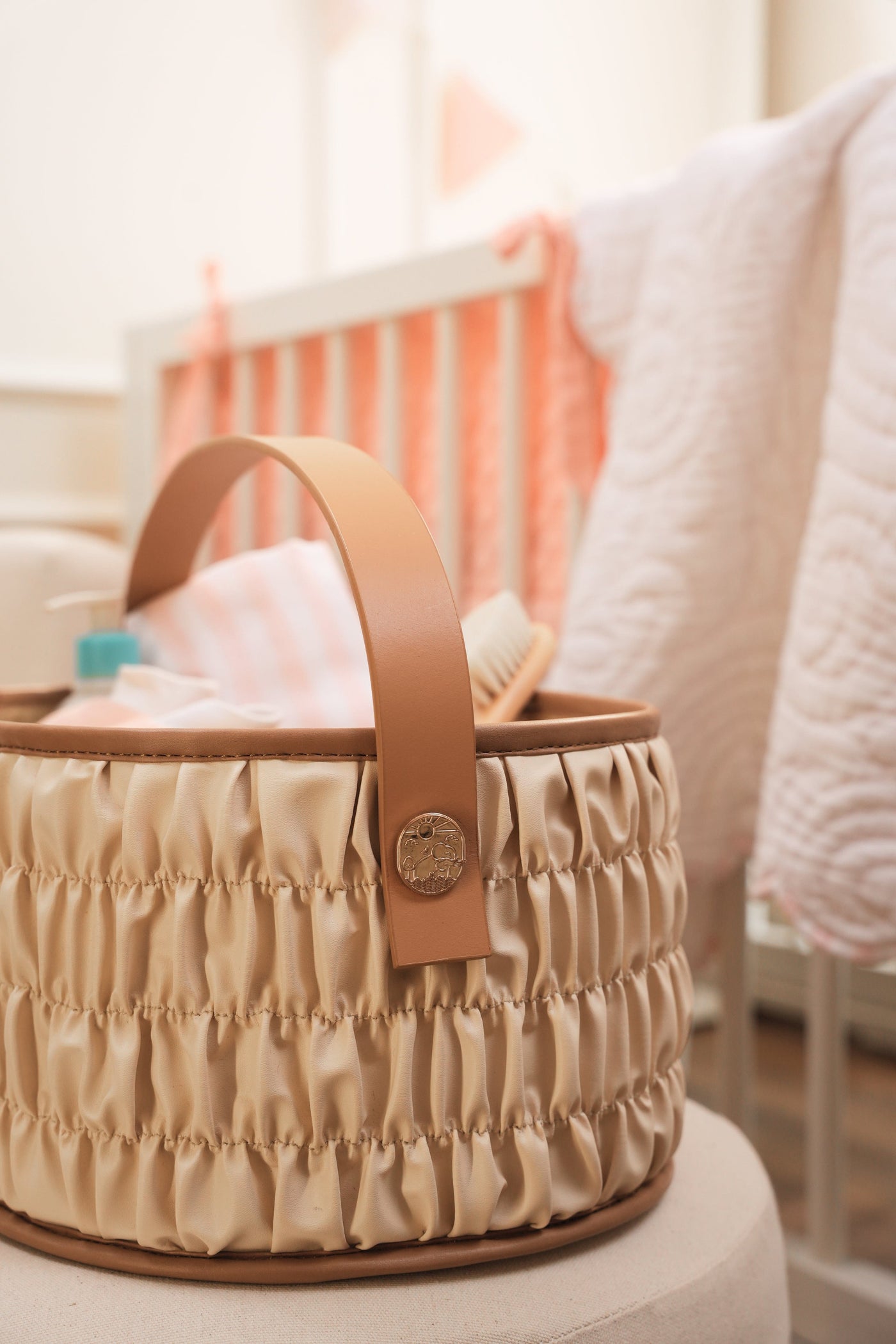 The Dune Diaper Caddy - Ecru