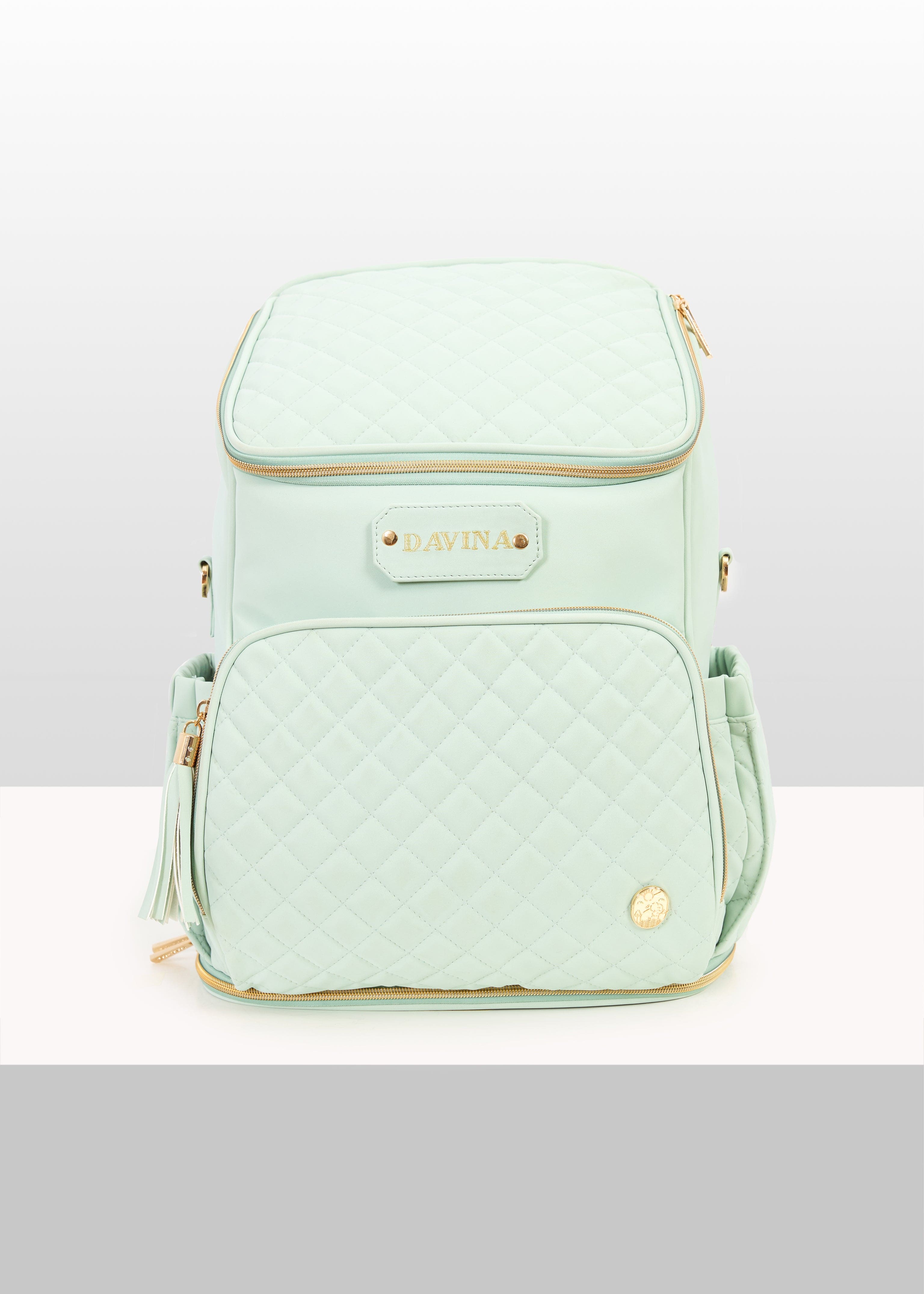 The Super Trooper Luxe Diaper Bag - Mint Aqua