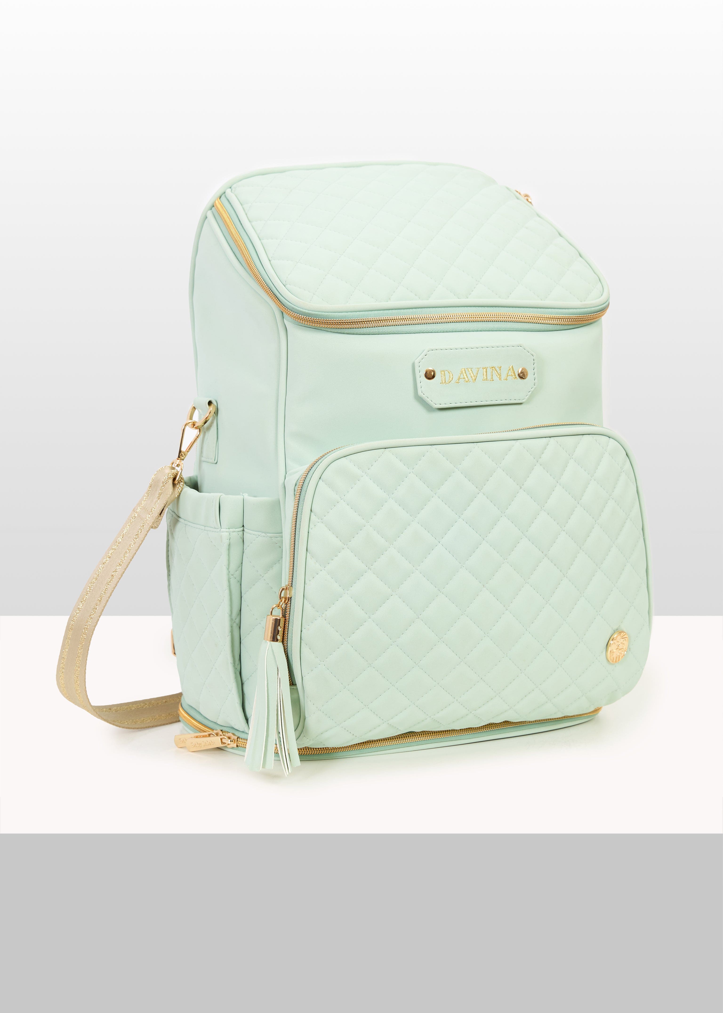 The Super Trooper Luxe Diaper Bag - Mint Aqua