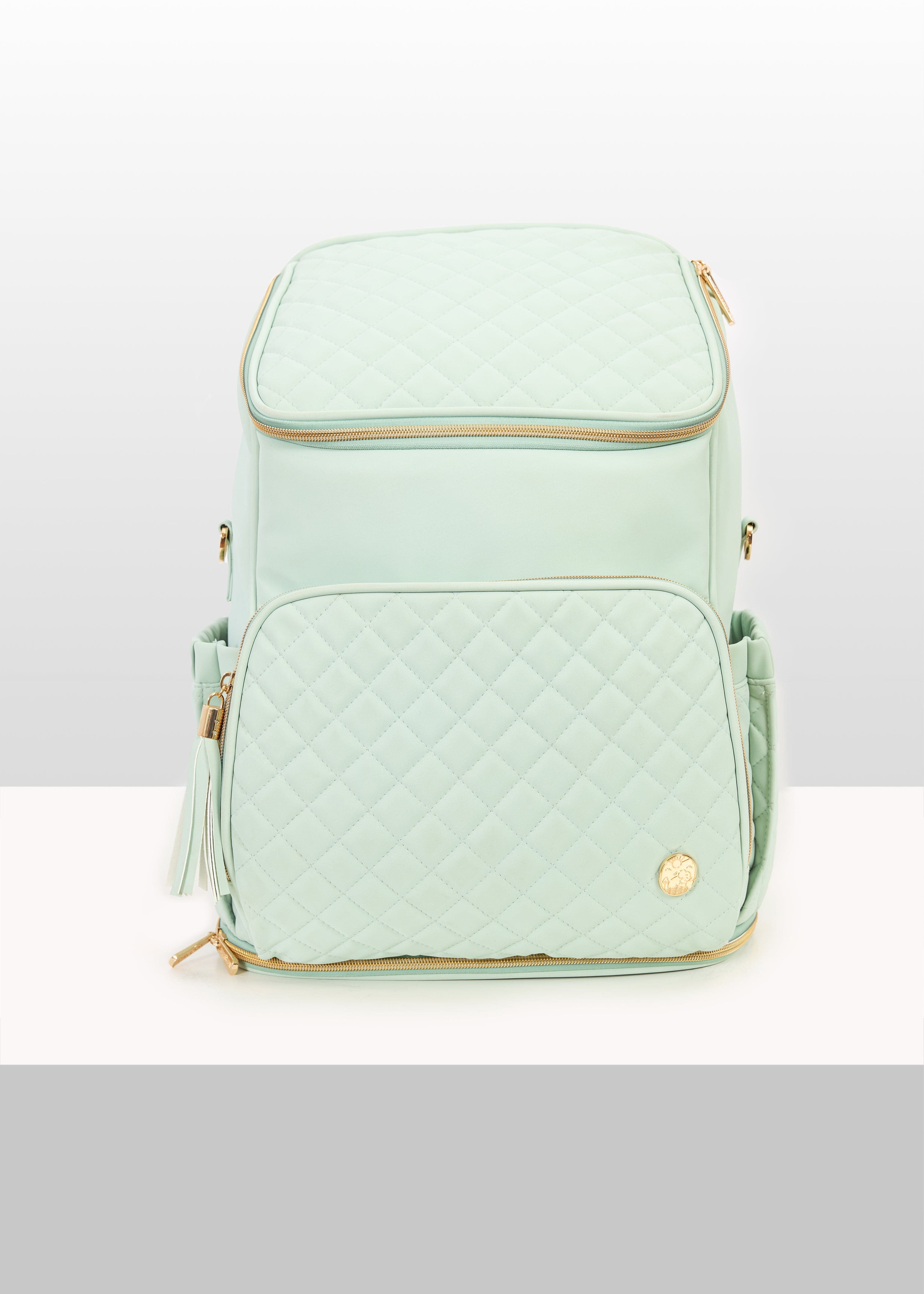 The Super Trooper Luxe Diaper Bag - Mint Aqua