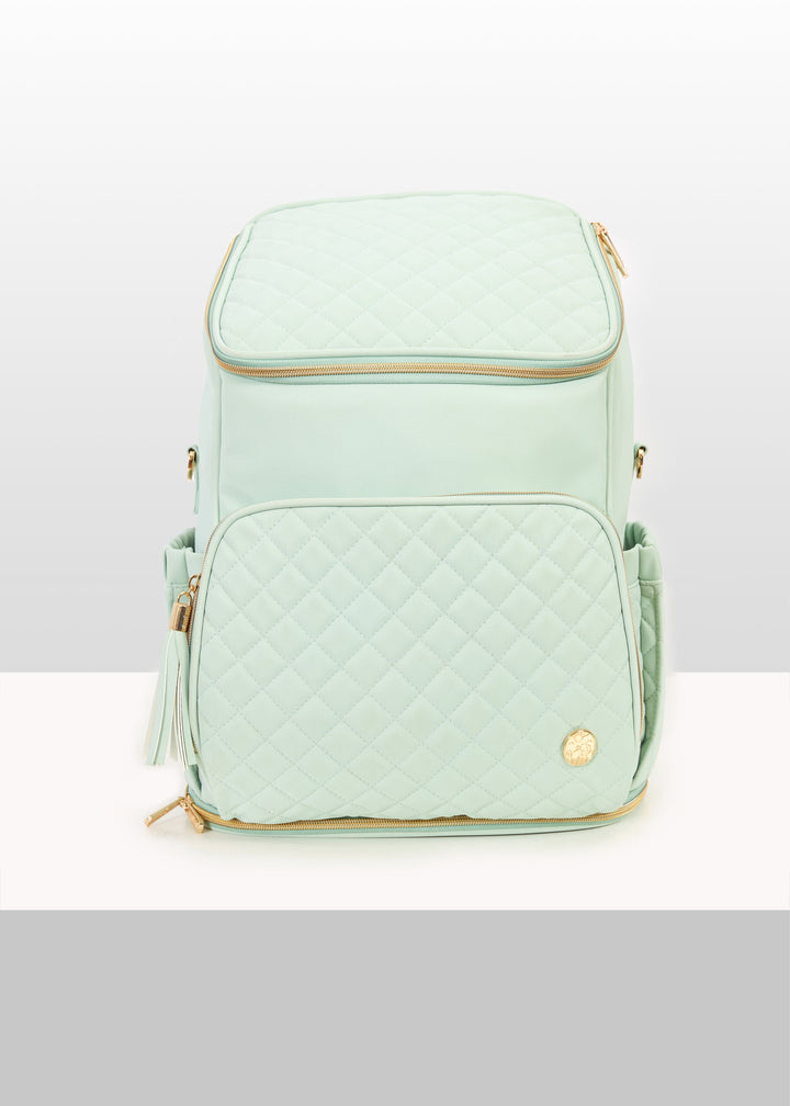 The Super Trooper Luxe Diaper Bag - Mint Aqua