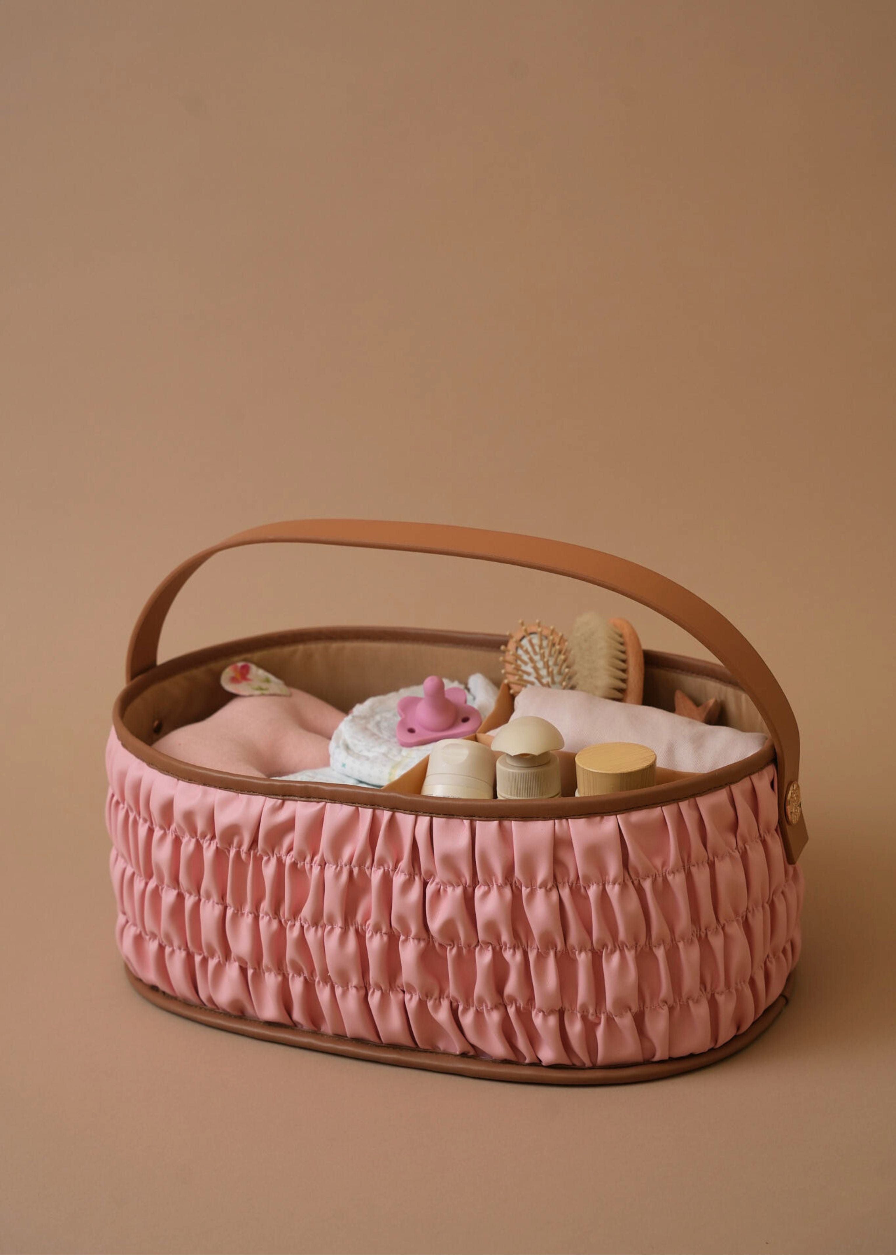 Diaper Caddy Gift Bundle - Pink